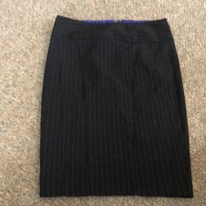 🔴 Pinstripe Pencil Skirt